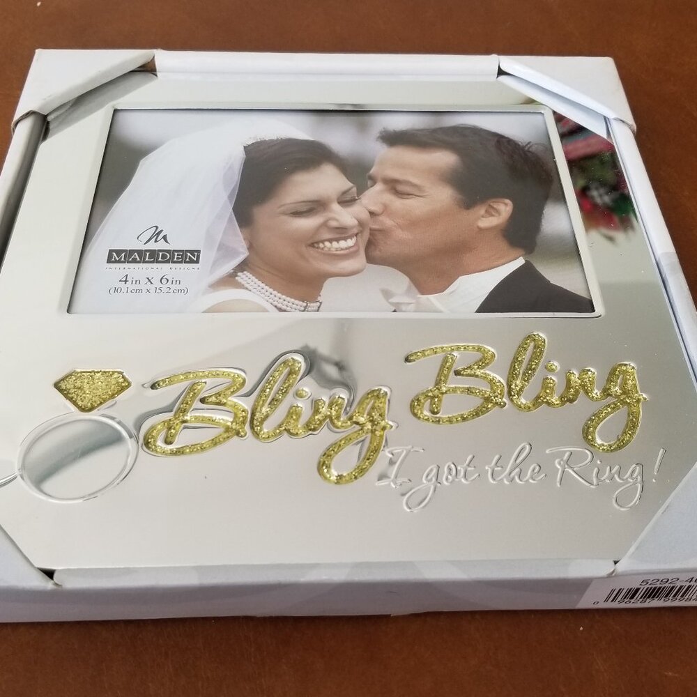 Malden Bling Bling I Got the Ring Photo Frame